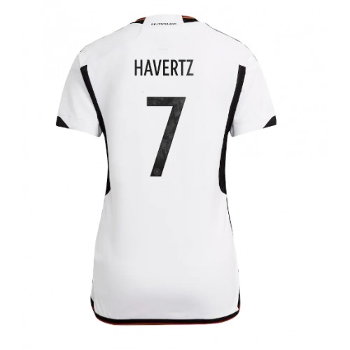 Maillot de foot Allemagne Kai Havertz #7 Domicile Femmes Monde 2022 Manches Courte